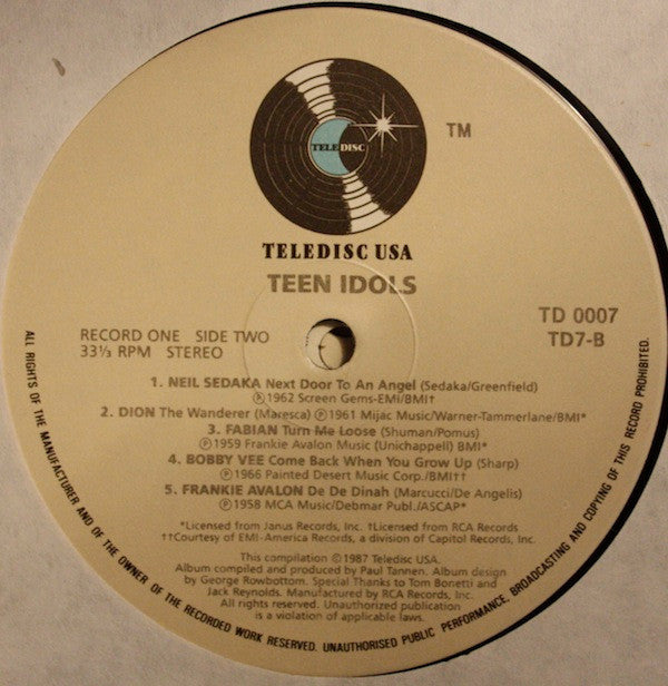 Various : Teen Idols (3xLP, Comp + Box)