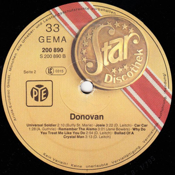 Donovan : Star-Discothek (LP, Comp)