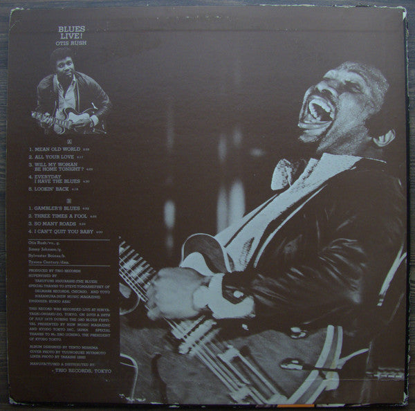 Otis Rush : Blues Live! (LP, Album)