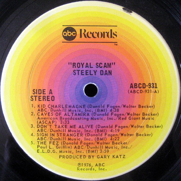 Steely Dan : The Royal Scam (LP, Album, San)