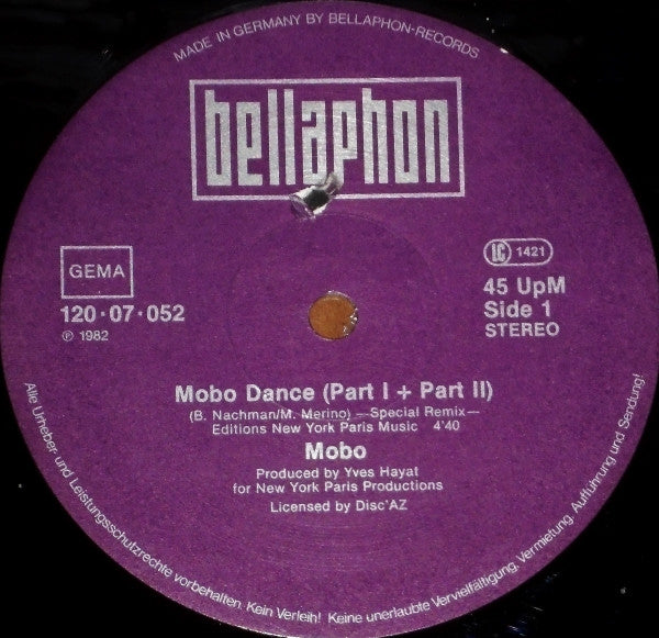 Mobo : Mobo Dance (12", Maxi)