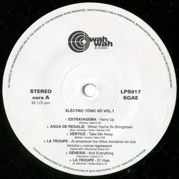 Various : Elèctric Tòxic Sò Vol.1: Barcelona (LP, Comp, Ltd)