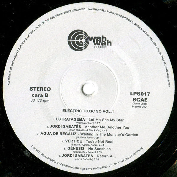Various : Elèctric Tòxic Sò Vol.1: Barcelona (LP, Comp, Ltd)