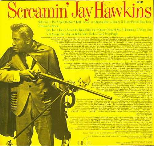 Screamin' Jay Hawkins : Frenzy (LP, Album, Comp, Mono)