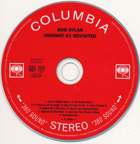 Bob Dylan : Highway 61 Revisited (CD, Album, RE, RM)