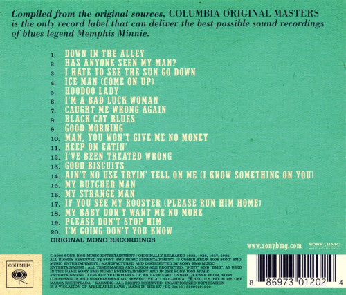 Memphis Minnie : The Best Of Memphis Minnie (1933-1937) (CD, Comp, RE, RM)
