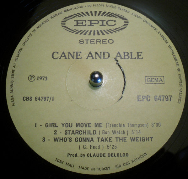 Cane And Able : Cane And Able (LP, Album)