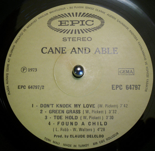 Cane And Able : Cane And Able (LP, Album)
