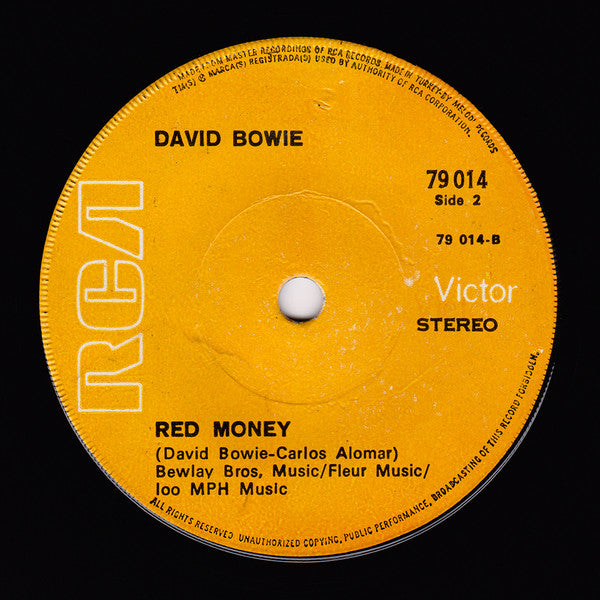 David Bowie : Yassassin = Yaşasın (7", Single, Sol)