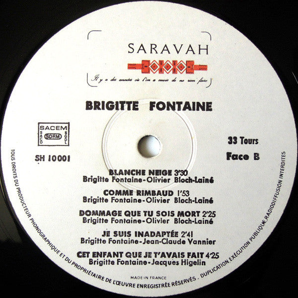 Brigitte Fontaine : Brigitte Fontaine Est... ? (LP, Album, RP, Gat)