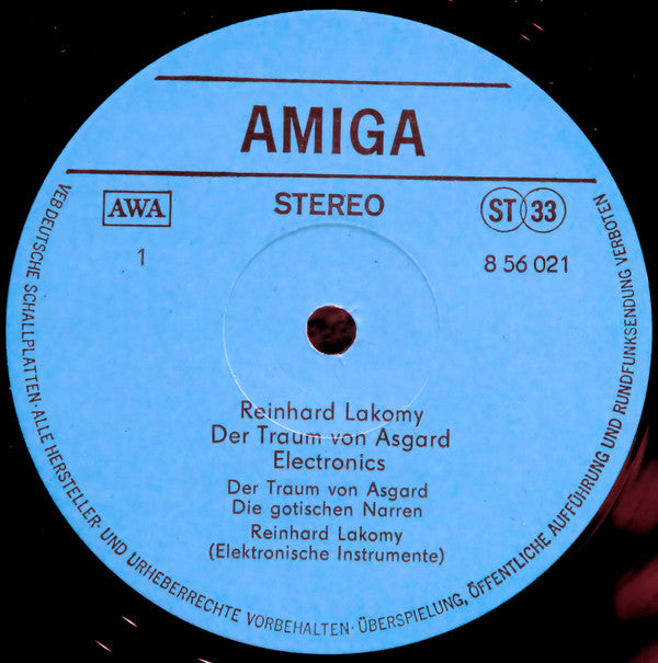 Reinhard Lakomy : Der Traum Von Asgard (LP, Album, Sma)