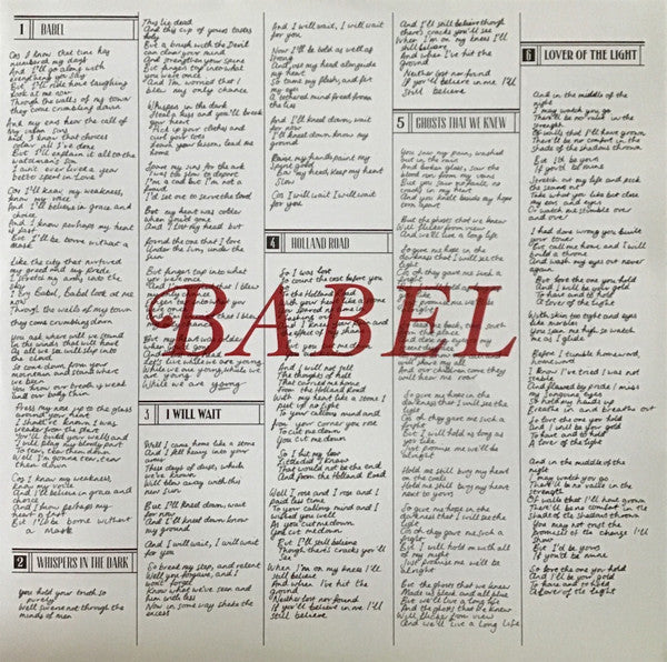 Mumford & Sons : Babel (LP, Album, Gat)