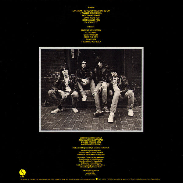 Ramones : Road To Ruin (LP, Album, Los)