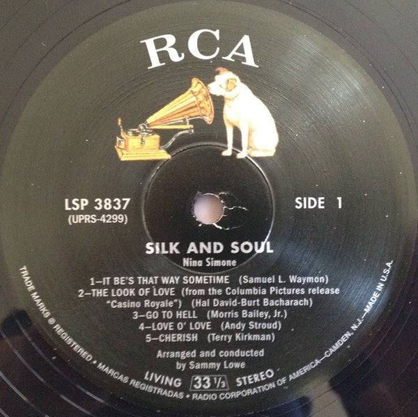 Nina Simone : Silk & Soul (LP, Album, RE, Rai)