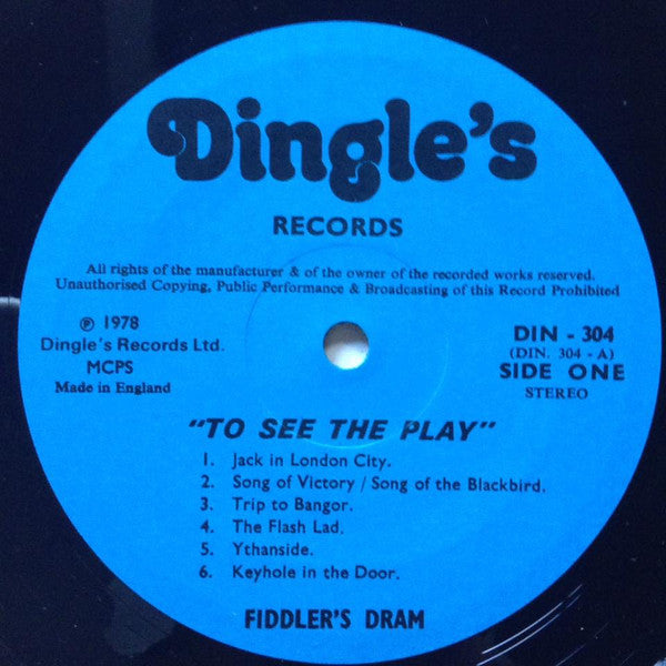 Fiddler's Dram : To See The Play (LP)