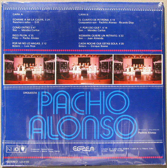 Pacho Alonso Y Su Orquesta : ¿ Y Por Eso Que ? (LP, Album)