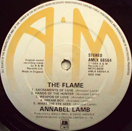 Annabel Lamb : The Flame (LP, Album)