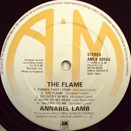 Annabel Lamb : The Flame (LP, Album)