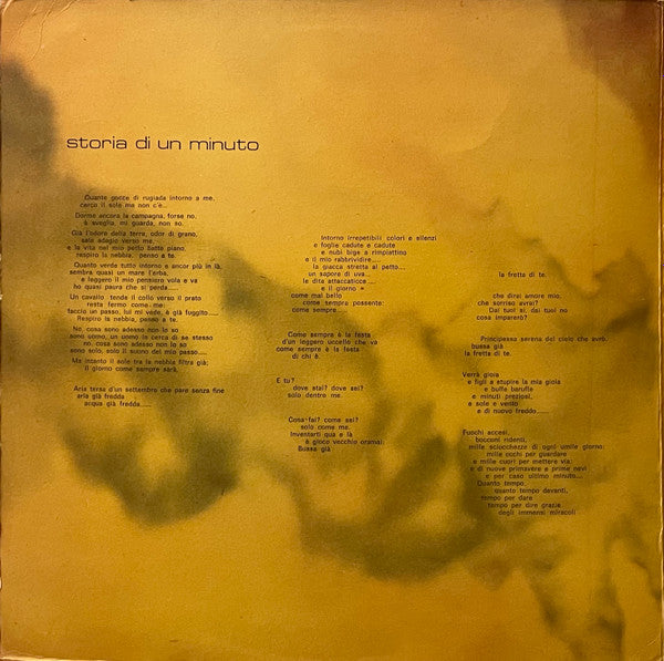 Premiata Forneria Marconi : Storia Di Un Minuto (LP, Album, Gat)