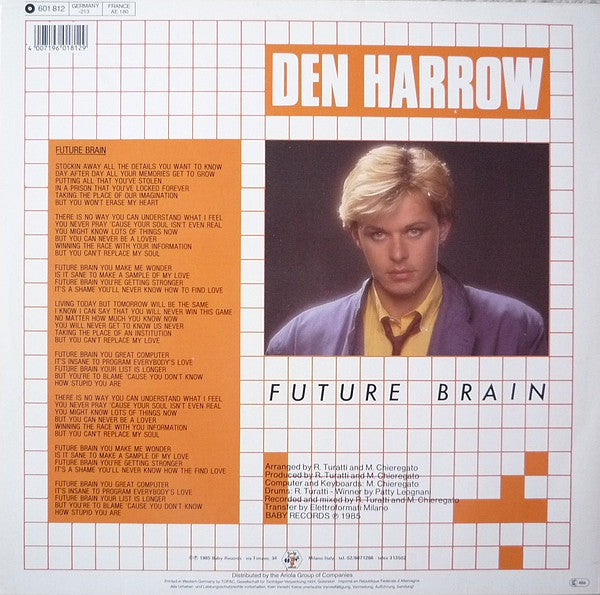 Den Harrow : Future Brain (12", Maxi)