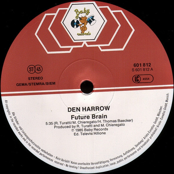 Den Harrow : Future Brain (12", Maxi)