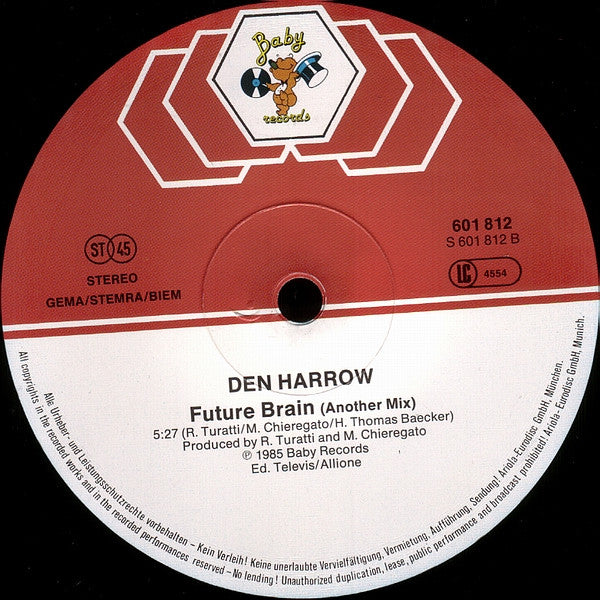 Den Harrow : Future Brain (12", Maxi)