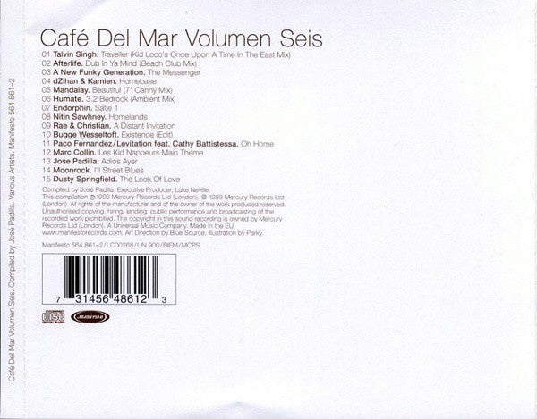 Various : Café Del Mar Volumen Seis (CD, Comp)