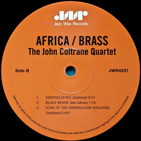 The John Coltrane Quartet : Africa / Brass (LP, Album, Ltd, RE, RM, 180)
