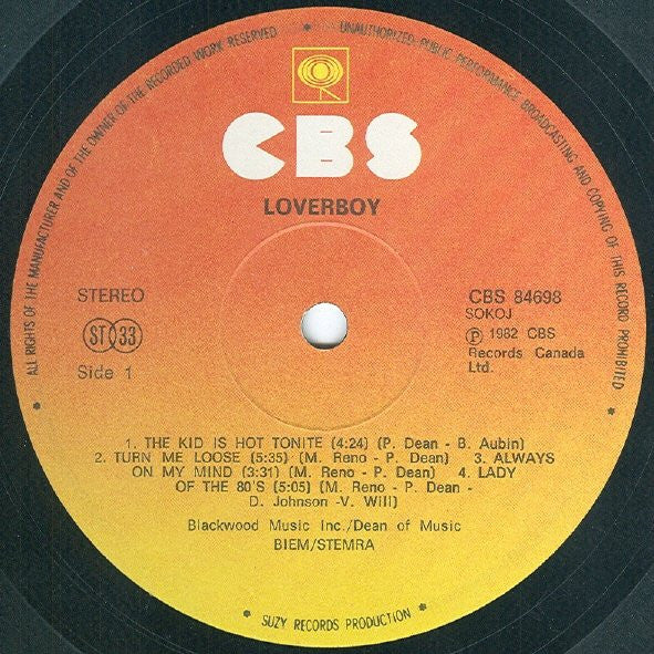 Loverboy : Loverboy (LP, Album)