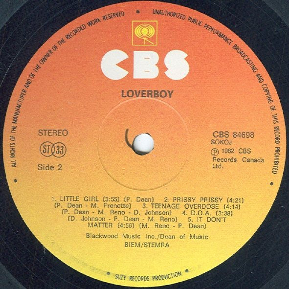 Loverboy : Loverboy (LP, Album)