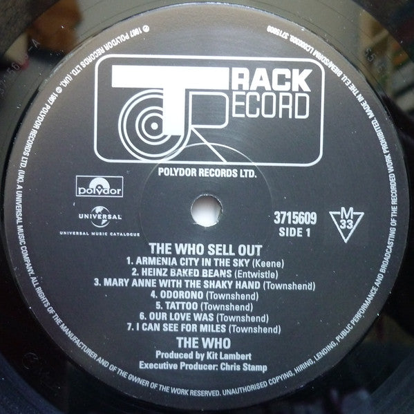 The Who : The Who Sell Out (LP, Album, RE, RM, RP, 180)
