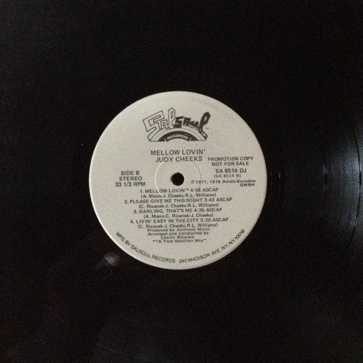 Judy Cheeks : Mellow Lovin' (LP, Album, Promo)