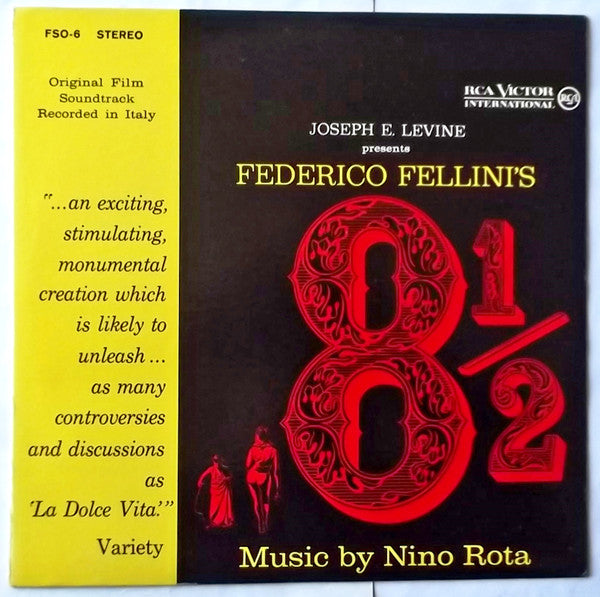 Nino Rota : Federico Fellini's 8½ (Original Soundtrack Recording) (LP, Album, Ind)