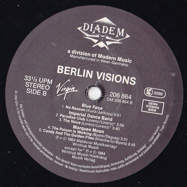 Various : Berlin Visions (LP, Comp)