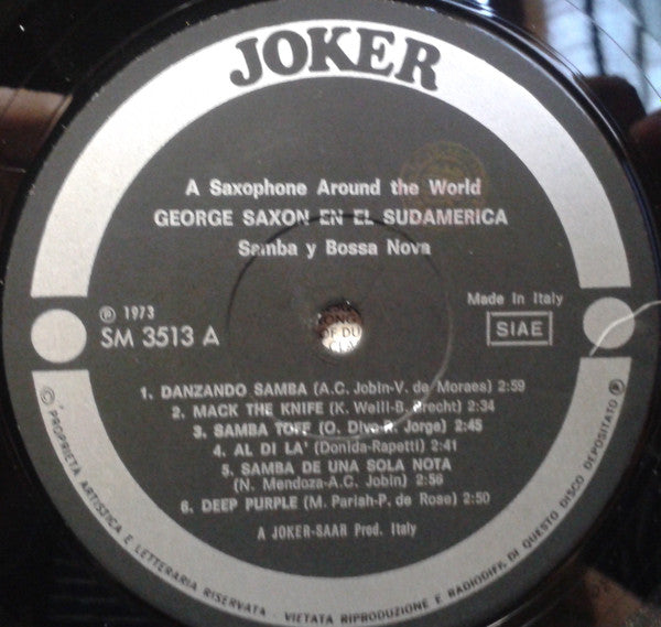 George Saxon : In South America (Samba & Bossa Nova) (LP, Album)