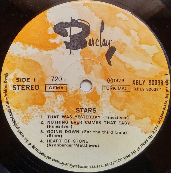 Stars (7) : Stars (LP, Album)