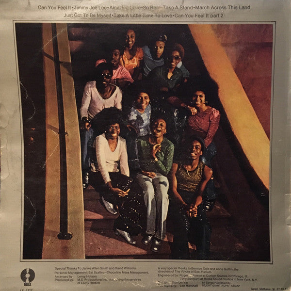 The Voices Of East Harlem : Can You Feel It (LP, Album)