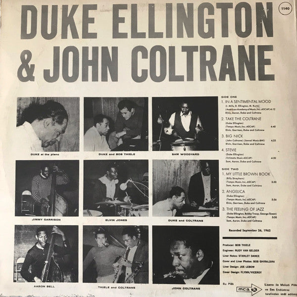 Duke Ellington & John Coltrane : Duke Ellington & John Coltrane (LP, Album, RE)