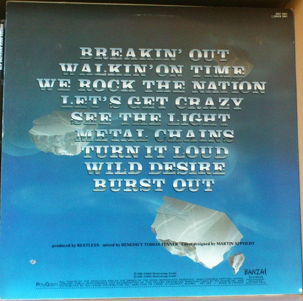 Restless (5) : We Rock The Nation (LP, Album)
