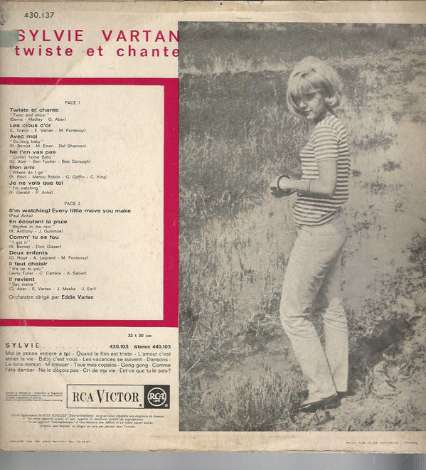 Sylvie Vartan : Twiste Et Chante (LP)