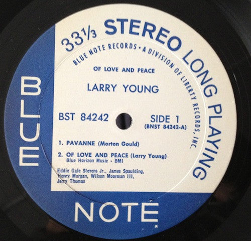 Larry Young : Of Love And Peace (LP, Album)