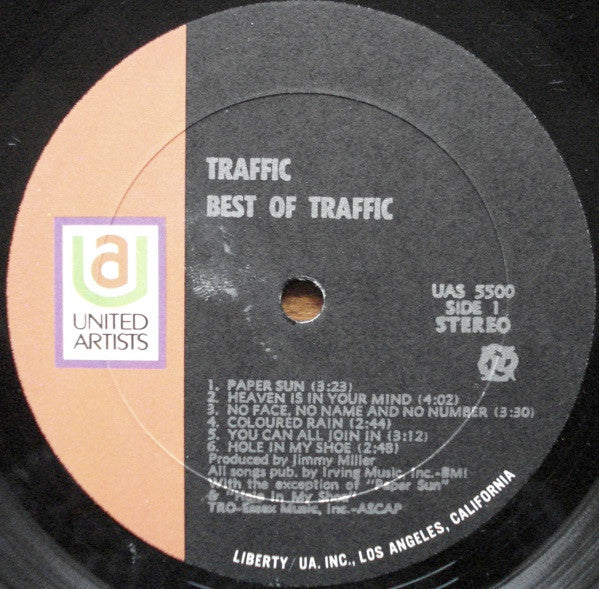 Traffic : Best Of Traffic (LP, Comp, All)