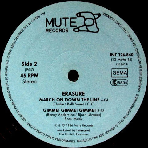 Erasure : Oh L'Amour (12", Maxi, Tho)