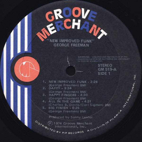 George Freeman : New Improved Funk (LP, Album)