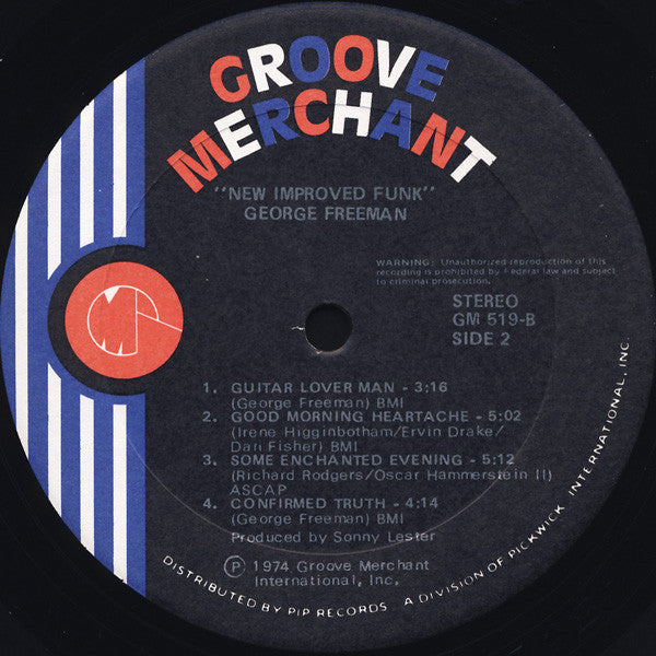 George Freeman : New Improved Funk (LP, Album)
