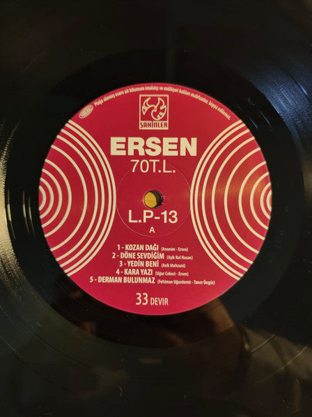 Ersen : Dünden Bugüne (LP, Album, RE)