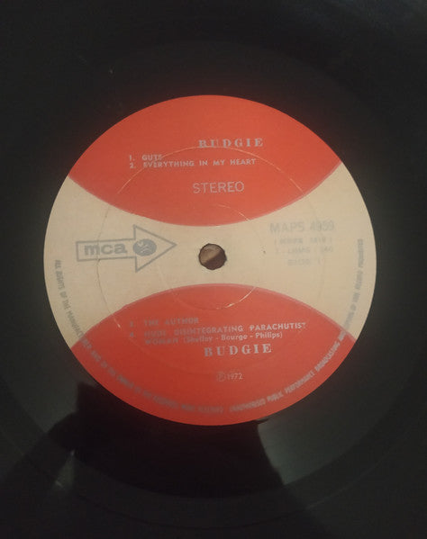 Budgie : Budgie (LP, Album)