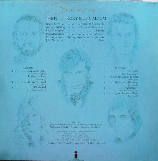 Roxy Music : Siren (LP, Album)