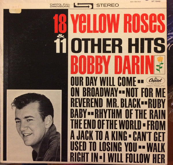 Bobby Darin : 18 Yellow Roses (LP, Album, Scr)