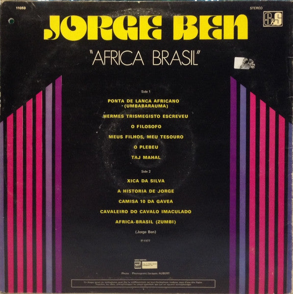 Jorge Ben : Africa Brasil (LP, Album)